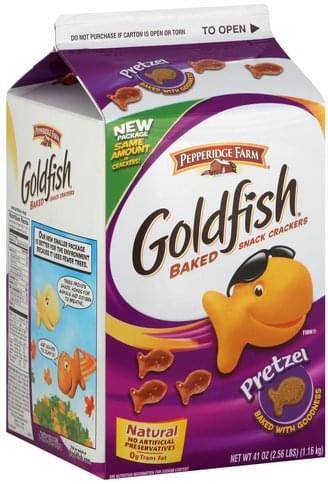 goldfish pretzel baked snack crackers