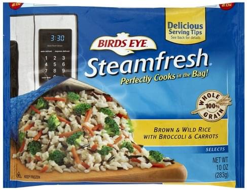 Birds Eye with Broccoli & Carrots Brown & Wild Rice - 10 oz