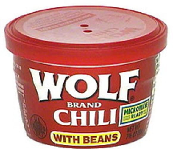 Wolf Chili, With Beans 7.37 oz, Nutrition Information Innit