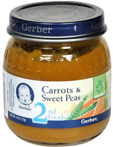 Gerber Carrots & Sweet Peas - 4 oz
