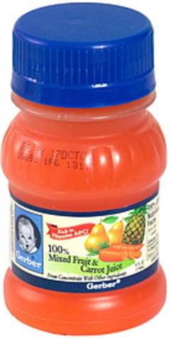 Gerber 100% Juice Mixed Fruit & Carrot