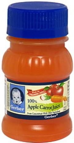 Gerber 100% Juice Apple Carrot