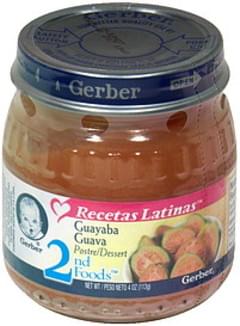 Gerber guava sales baby food