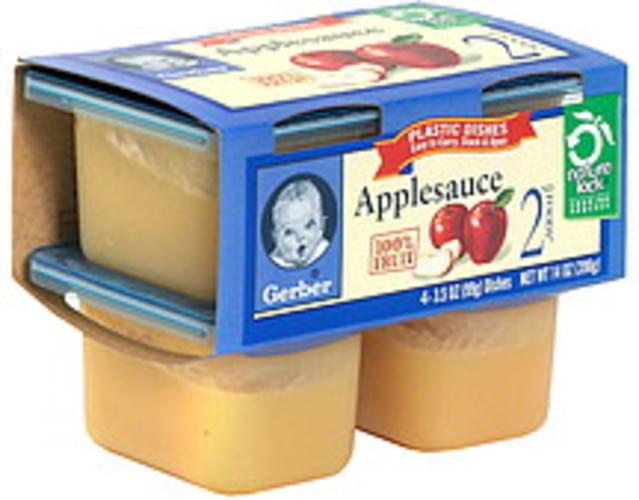 Gerber Applesauce 4 ea, Nutrition Information Innit