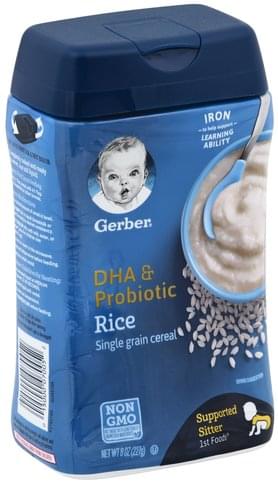 dha probiotic rice cereal