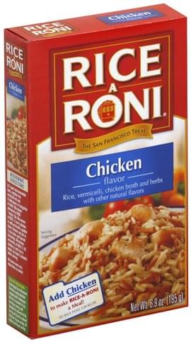 Rice A Roni Chicken Flavor Rice - 6.9 oz, Nutrition Information | Innit