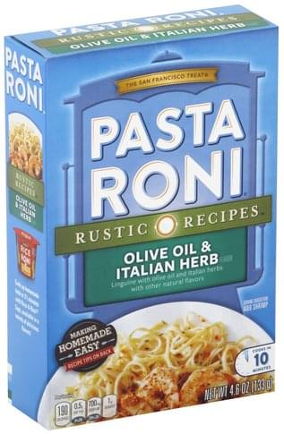 Pasta Roni Olive Oil & Italian Herb Flavor Linguine - 4.6 oz, Nutrition