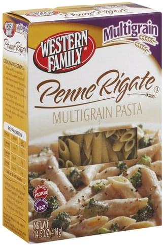 Western Family Multigrain Penne Rigate - 14.5 oz