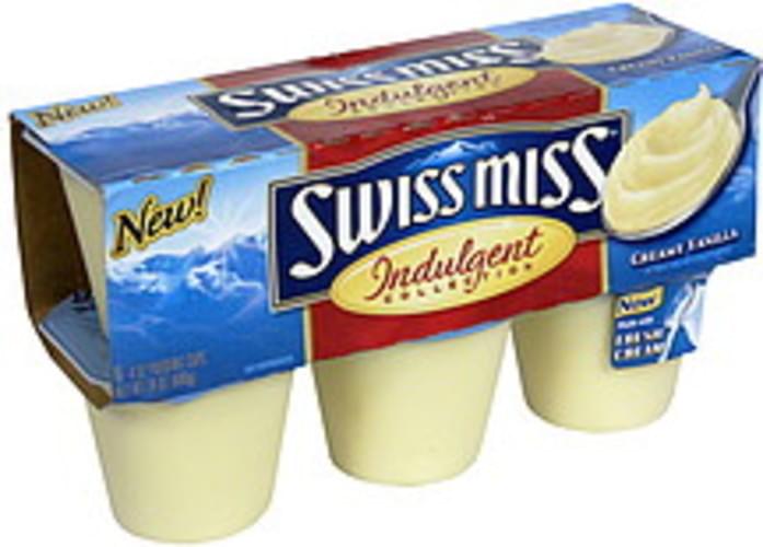 Swiss Miss Creamy Vanilla Pudding Cups 6 ea, Nutrition Information