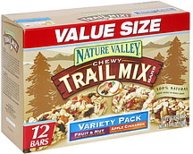 Nature Valley Variety Pack, Fruit & Nut, Apple Cinnamon Chewy Trail Mix