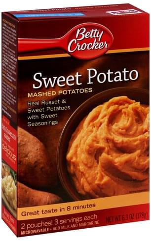 Betty Crocker Sweet Potato Mashed Potatoes - 6.3 oz, Nutrition