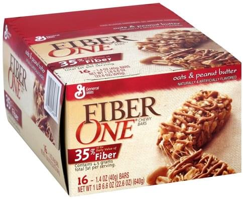 fiber one chewy bars chocolate peanut butter