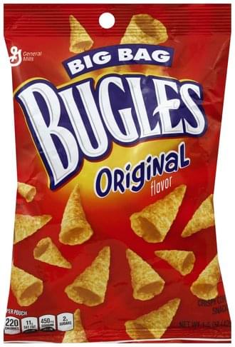 Bugles Crispy Original Flavor Bag Corn Snacks 1 5 Oz