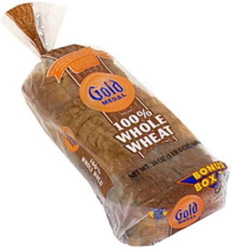 Gold Medal 100% Whole Wheat Bread - 24 oz, Nutrition Information | Innit