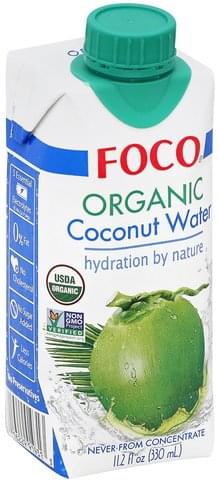 Foco Organic Coconut Water - 11.2 oz