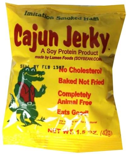 Lumen Foods Imitation Smoked Ham Cajun Jerky - 1.5 oz