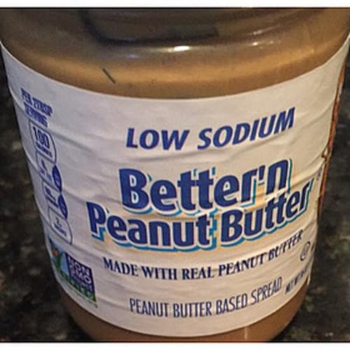 Better'n Peanut Butter Low Sodium Peanut Butter Based Spread 32 g