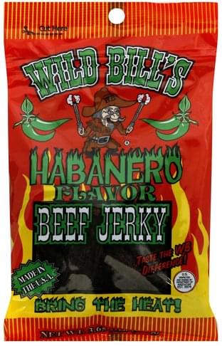 Wild Bills Habanero Flavor Beef Jerky - 3.65 oz