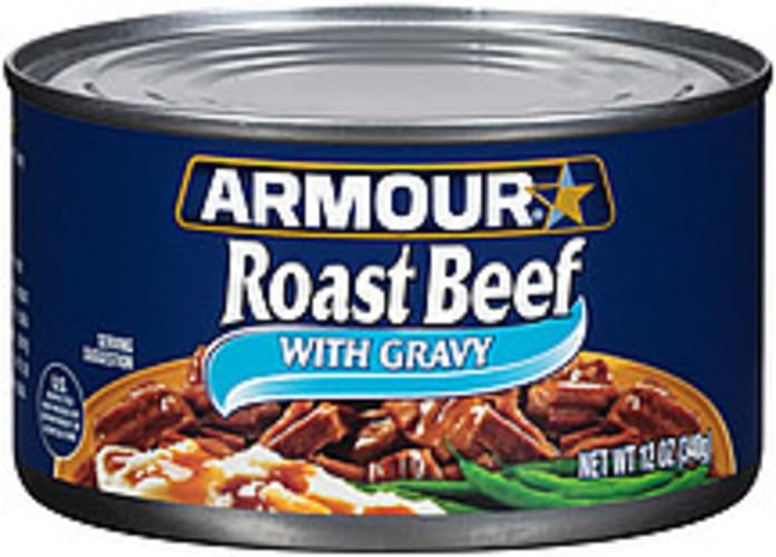 Armour With Gravy Roast Beef 12 oz, Nutrition Information Innit