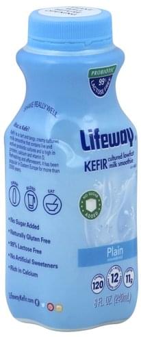 Lifeway Lowfat, Unsweetened, Plain Kefir Cultured Milk Smoothie - 8 oz