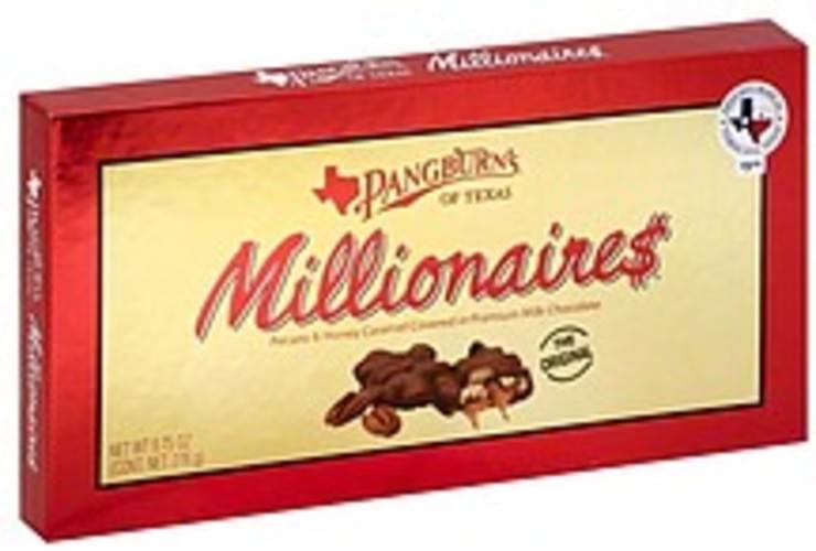Pangburns Pangburn's Original Millionaires Pecan And Caramel Covered In Chocolate Candy 1