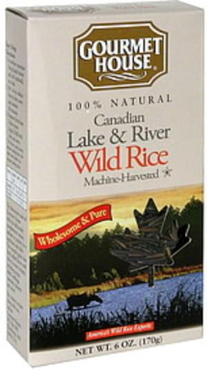 Gourmet House Canadian Lake & River Wild Rice - 6 oz, Nutrition