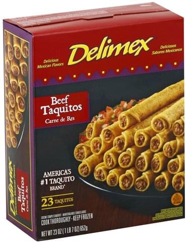 Delimex Beef Taquitos - 23 ea, Nutrition Information | Innit