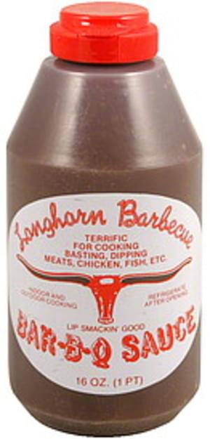 Longhorn Barbecue Bar-B--Q Sauce - 16 oz, Nutrition Information | Innit