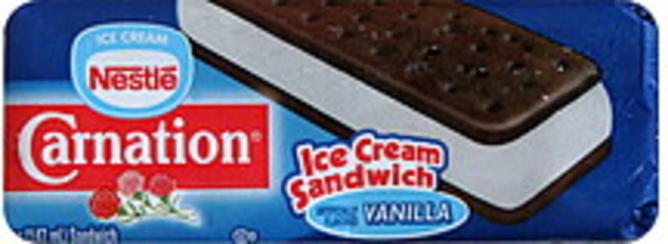 Carnation Vanilla Ice Cream Sandwich 5 oz, Nutrition Information Innit