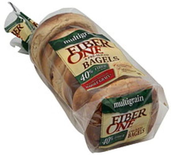 Fiber One PreSliced, Multigrain Bagels 6 ea, Nutrition Information