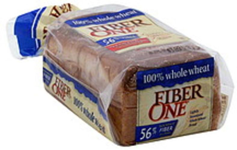 Fiber One 100 Whole Wheat Bread 24 oz, Nutrition Information Innit
