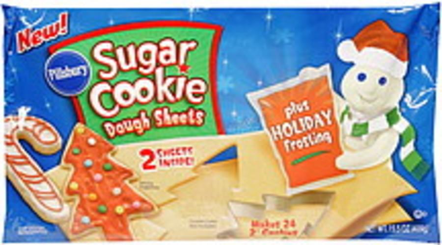 Pillsbury Sugar Cookie Dough Sheets 15 5 Oz Nutrition Information Innit
