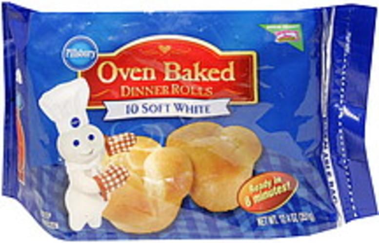 Pillsbury Soft White Dinner Rolls 10 ea, Nutrition Information Innit