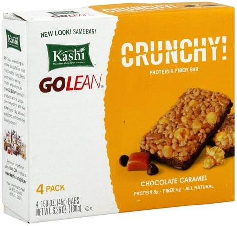 Kashi Crunchy, Chocolate Caramel Protein & Fiber Bar - 4 ea