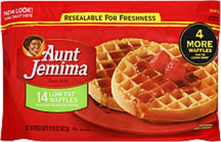 Aunt Jemima Low Fat Waffles 17.18 oz, Nutrition Information Innit