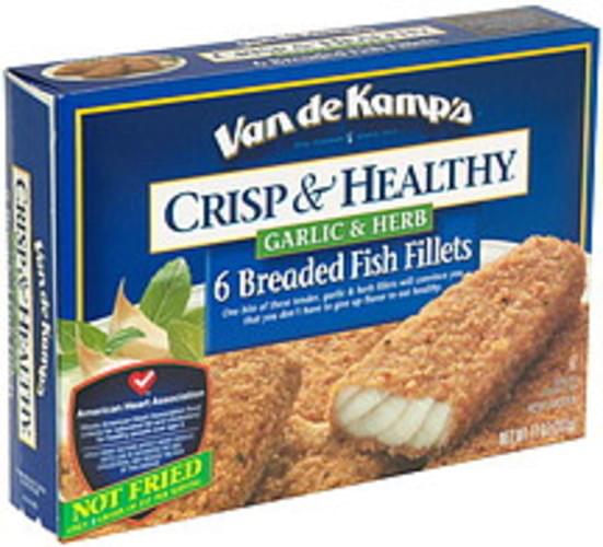 Van De Kamp's Garlic & Herb Breaded Fish Fillets 6 ea, Nutrition Information Innit