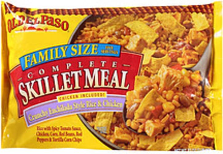 Old El Paso Crunchy Enchilada Style Rice Chicken Complete Skillet Meal 32 Oz Nutrition Old El Paso Crunchy Enchilada Style Rice Chicken Complete Skillet Meal 32 Oz Nutrition