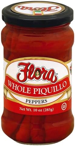 Flora Fine Foods Whole Piquillo Peppers - 10 oz