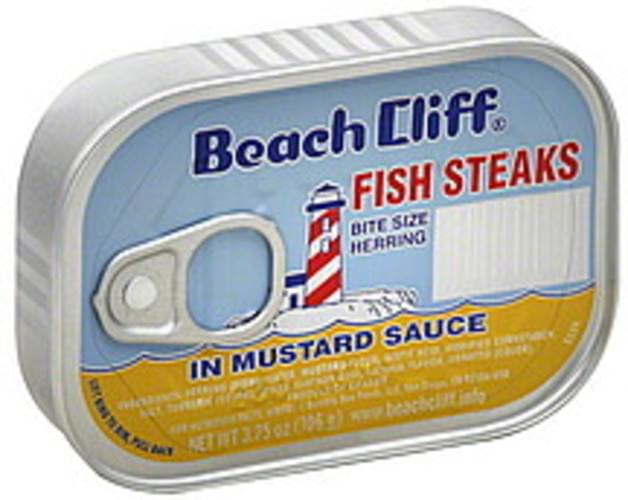 Beach Cliff In Mustard Sauce Beach Cliff Fish Steaks Bite Size Herring In Mustard Sauce 3 75 Beach Cliff In Mustard Sauce Beach Cliff Fish Steaks Bite Size Herring In Mustard Sauce 3 75