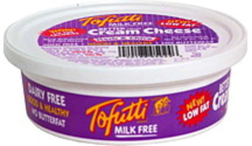 Tofutti Herb & Chive Imitation Cream Cheese 8 oz, Nutrition Information Innit