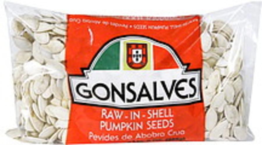 Gonsalves Raw InShell Pumpkin Seeds 9 oz, Nutrition Information Innit