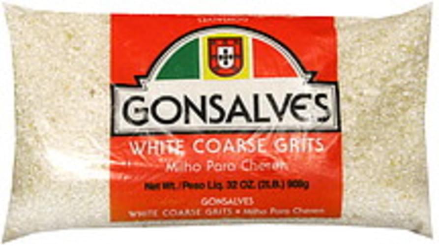 Gonsalves White Coarse Grits 32 oz, Nutrition Information Innit
