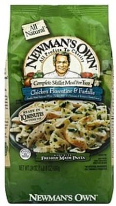 Newmans Own Complete Skillet Meal for Two Chicken Florentine & Farfalle