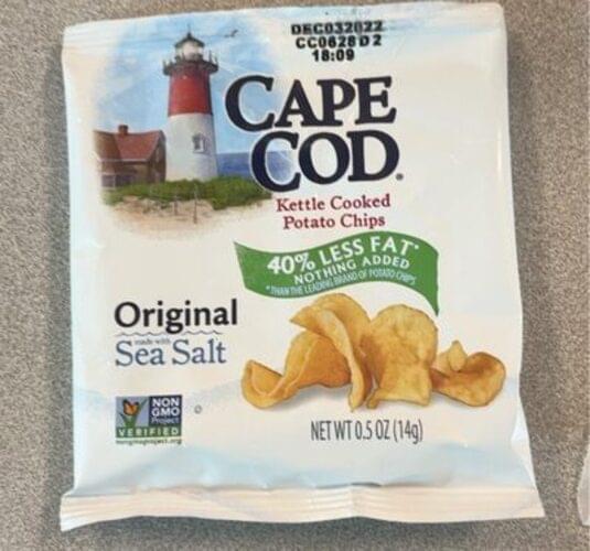 Cape Cod 40 Reduced Fat Kettle Cooked Potato Chips 14.2 g, Nutrition
