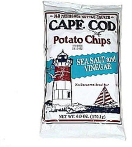 Cape Cod Sea Salt & Vinegar Potato Chips - 6 oz, Nutrition ...