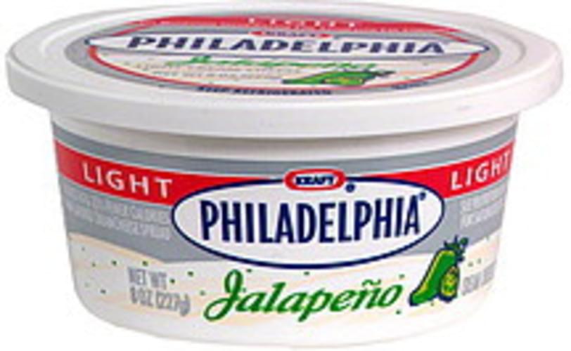 Philadelphia Light, Jalapeno Cream Cheese 8 oz, Nutrition Information