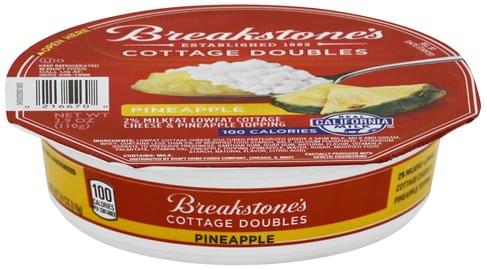 Breakstones 2 Milkfat Lowfat Pineapple Cottage Cheese 3 9 Oz