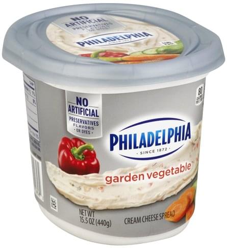 Philadelphia Garden Vegetable Cream Cheese Spread 15 5 Oz