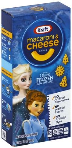 Kraft Disney Olaf�s Frozen Adventure Macaroni & Cheese Dinner - 5.5 oz