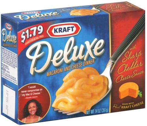 Kraft Sharp Cheddar Cheese Sauce Macaroni and Cheese Dinner - 14 oz